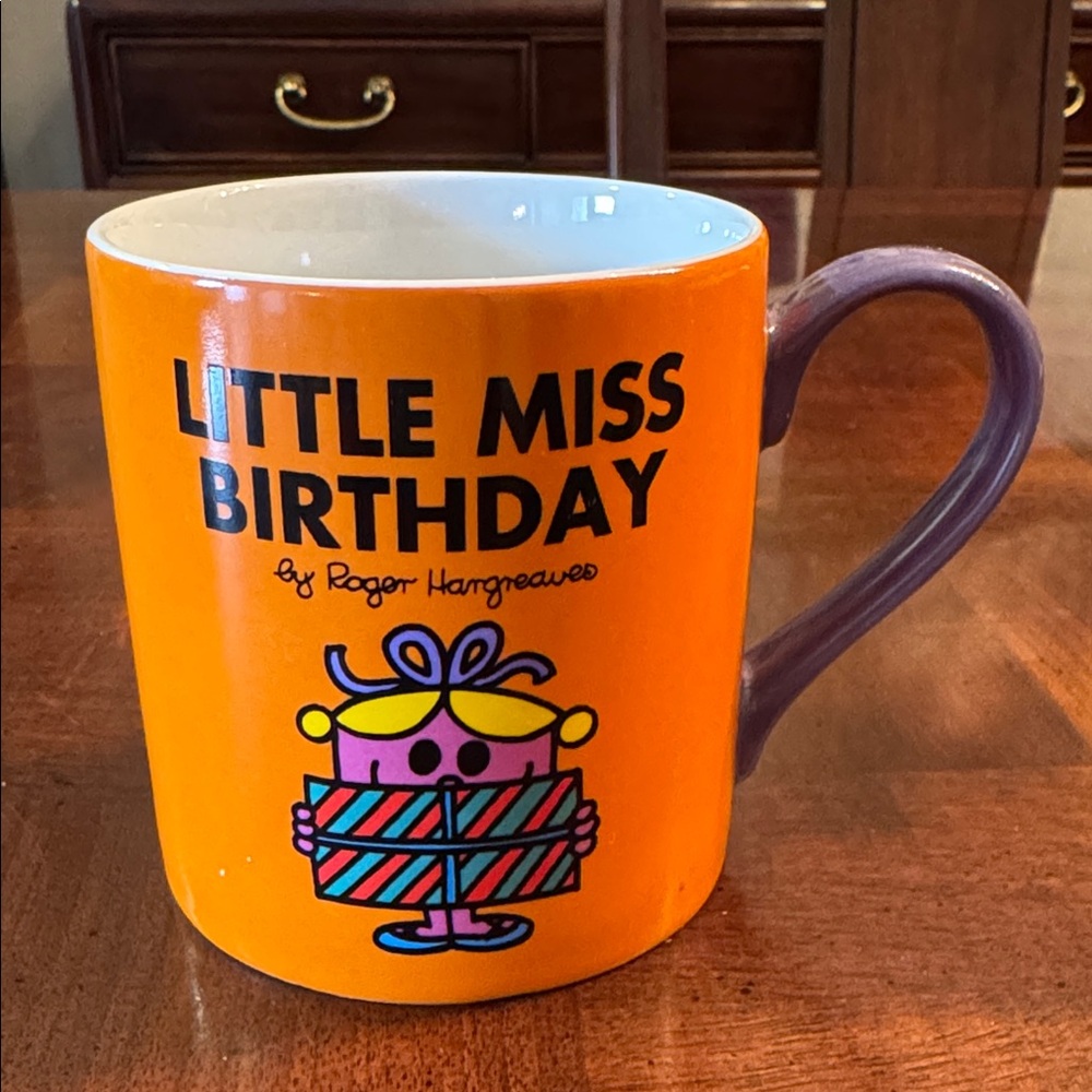 Little Miss Birthday Ceramic Coffee Tea Mug Cup  Roger Hargreaves